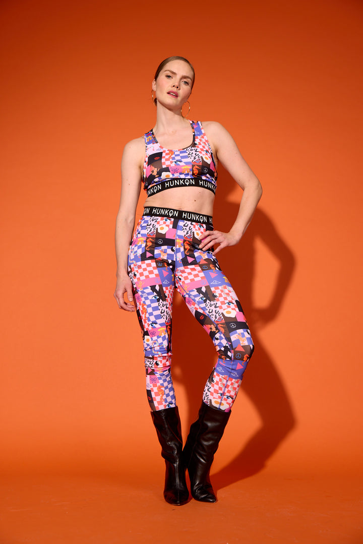 HUNKØN Alba Leggings Leggings Multiverse Art Print