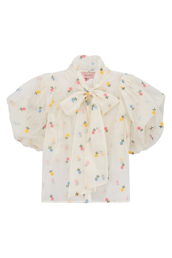 HUNKØN Amara Shirt Skjorter Cream