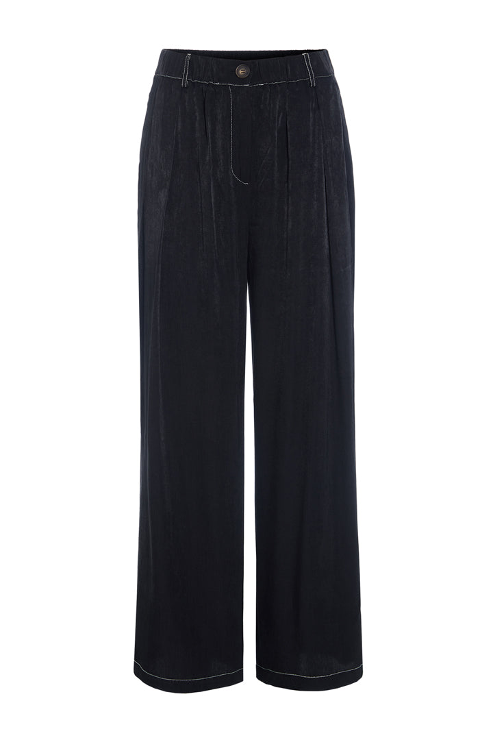 HUNKØN Andy Trousers Bukser Black