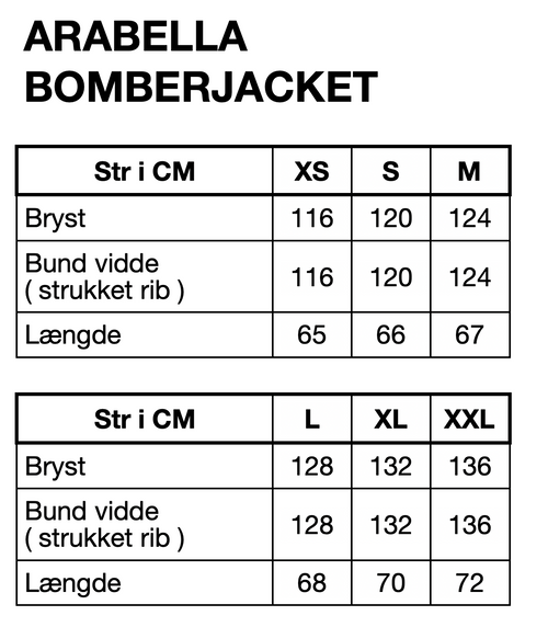 HUNKØN Arabella Bomberjacket Jakker Black