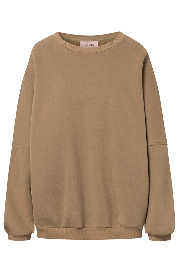 HUNKØN Ava Sweatshirt Sweatshirts Brown