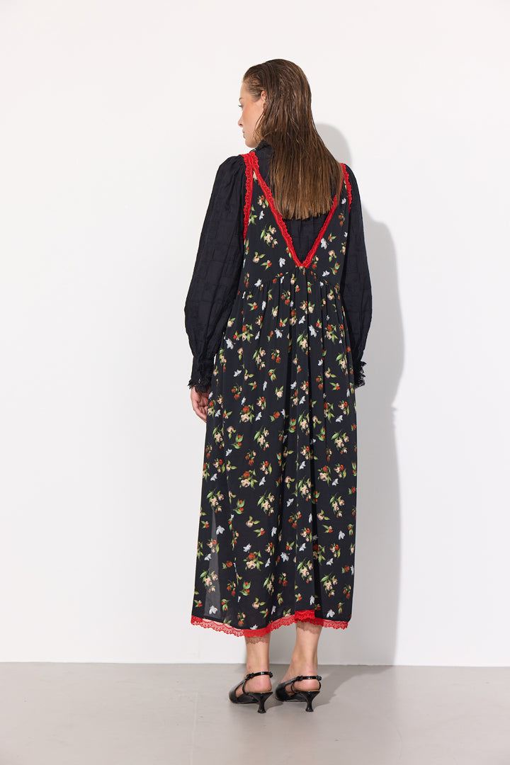 HUNKØN Beate Oversized Dress Kjoler Black