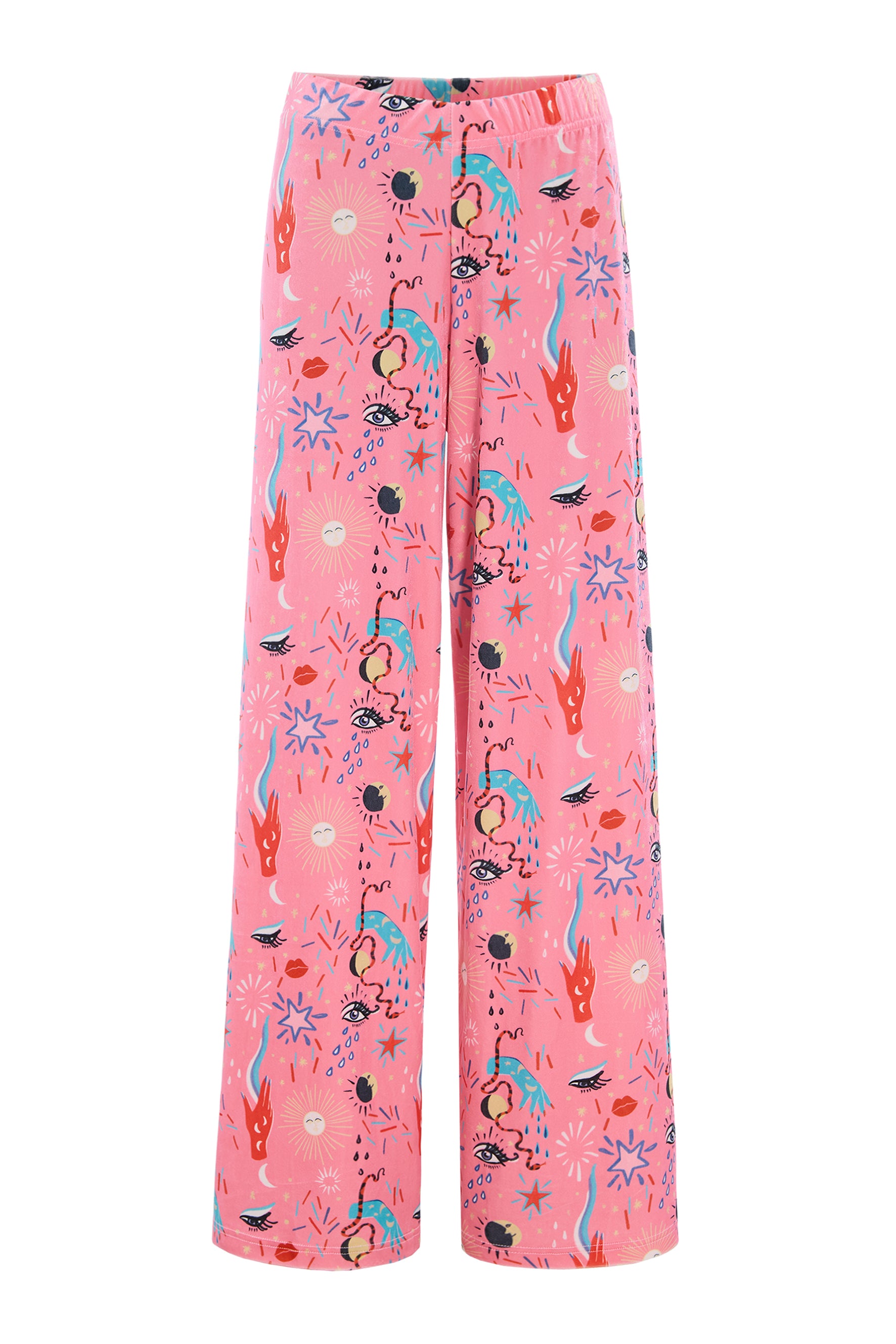 HUNKØN Birdy Trousers Bukser Graffiti Art Print
