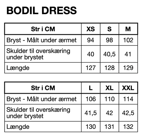 HUNKØN Bodil Dress Kjoler Grey