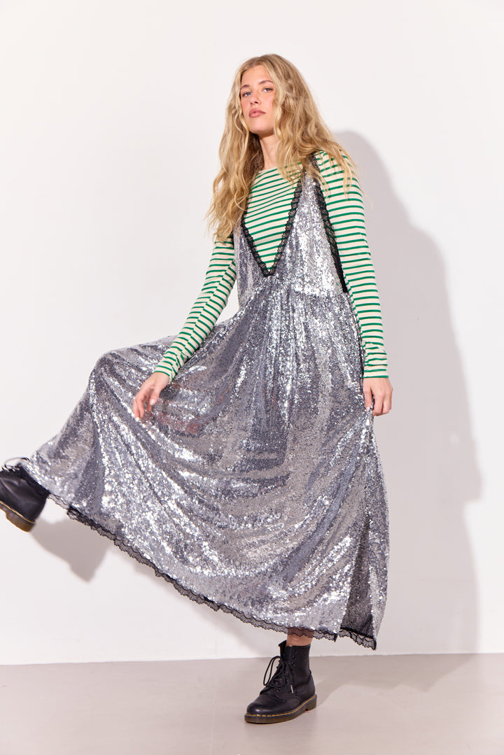 HUNKØN Bodil Dress Kjoler Grey