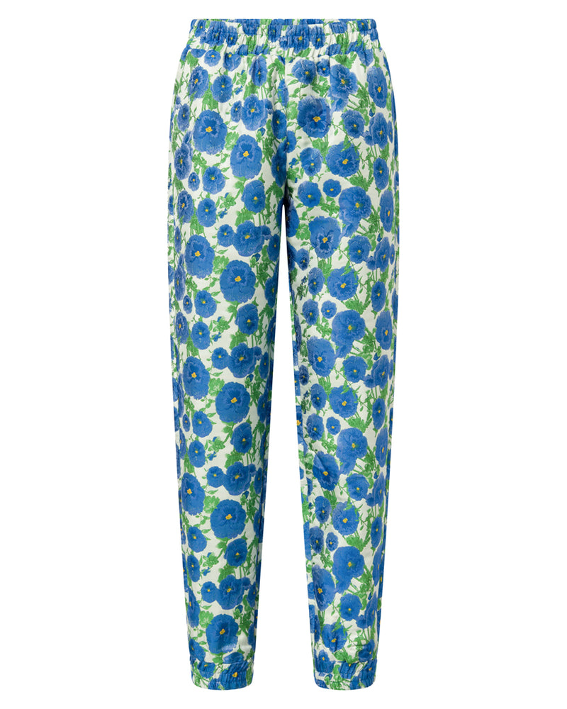 HUNKØN Bonnie Sweatpants Bukser Blue Floral