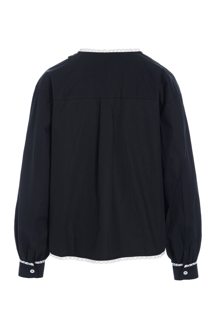 HUNKØN Britt Shirt Skjorter Black