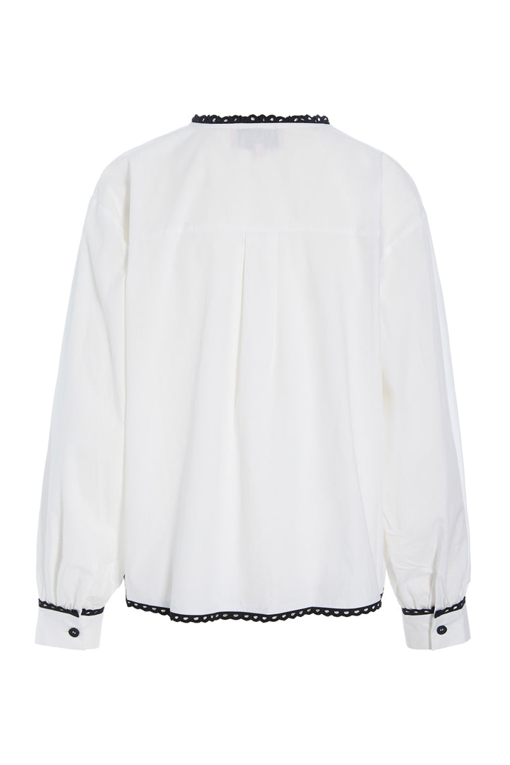 HUNKØN Britt Shirt Skjorter White