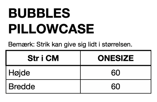 HUNKØN Bubbles Pillowcase Accessories Rainbow