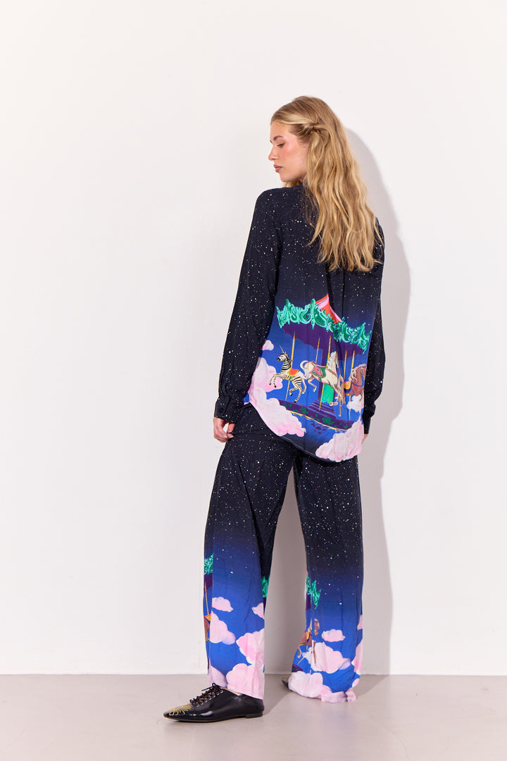 HUNKØN Calista Shirt Skjorter Dream Fairground Art Print