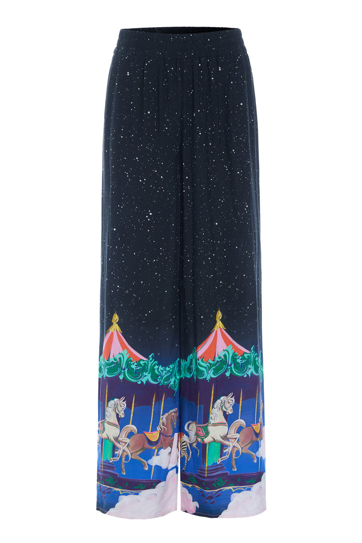 HUNKØN Calista Trousers Bukser Dream Fairground Art Print