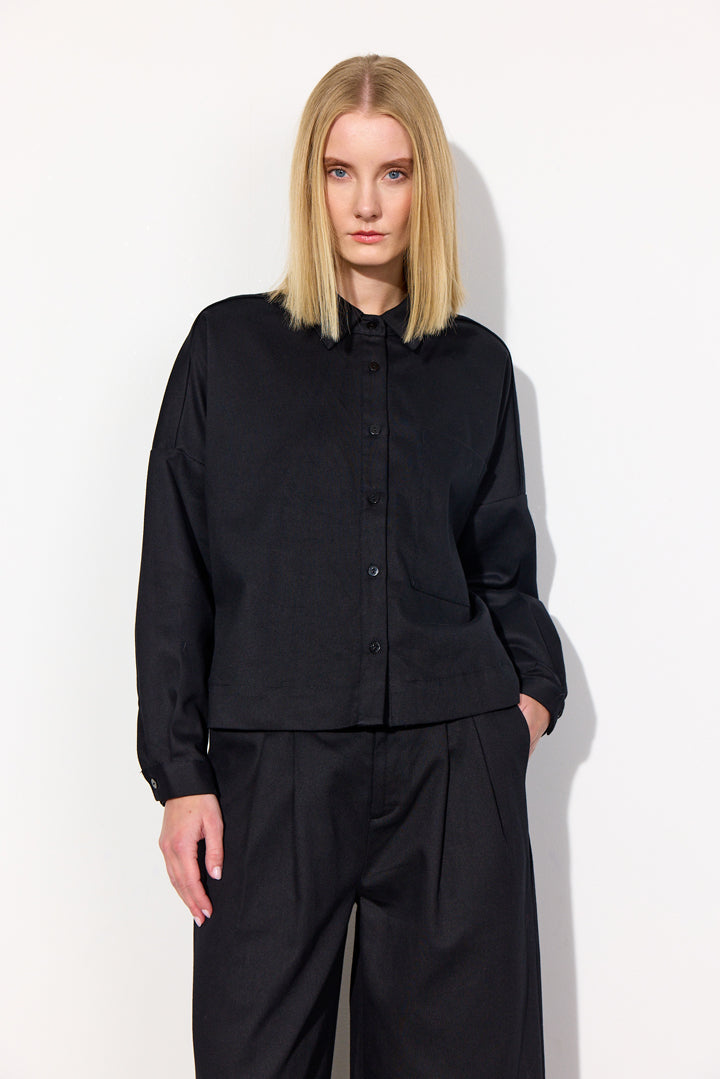 HUNKØN Camden Shirt Skjorter Black