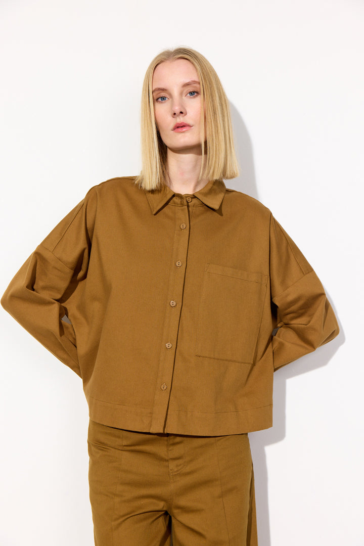 HUNKØN Camden Shirt Skjorter Brown