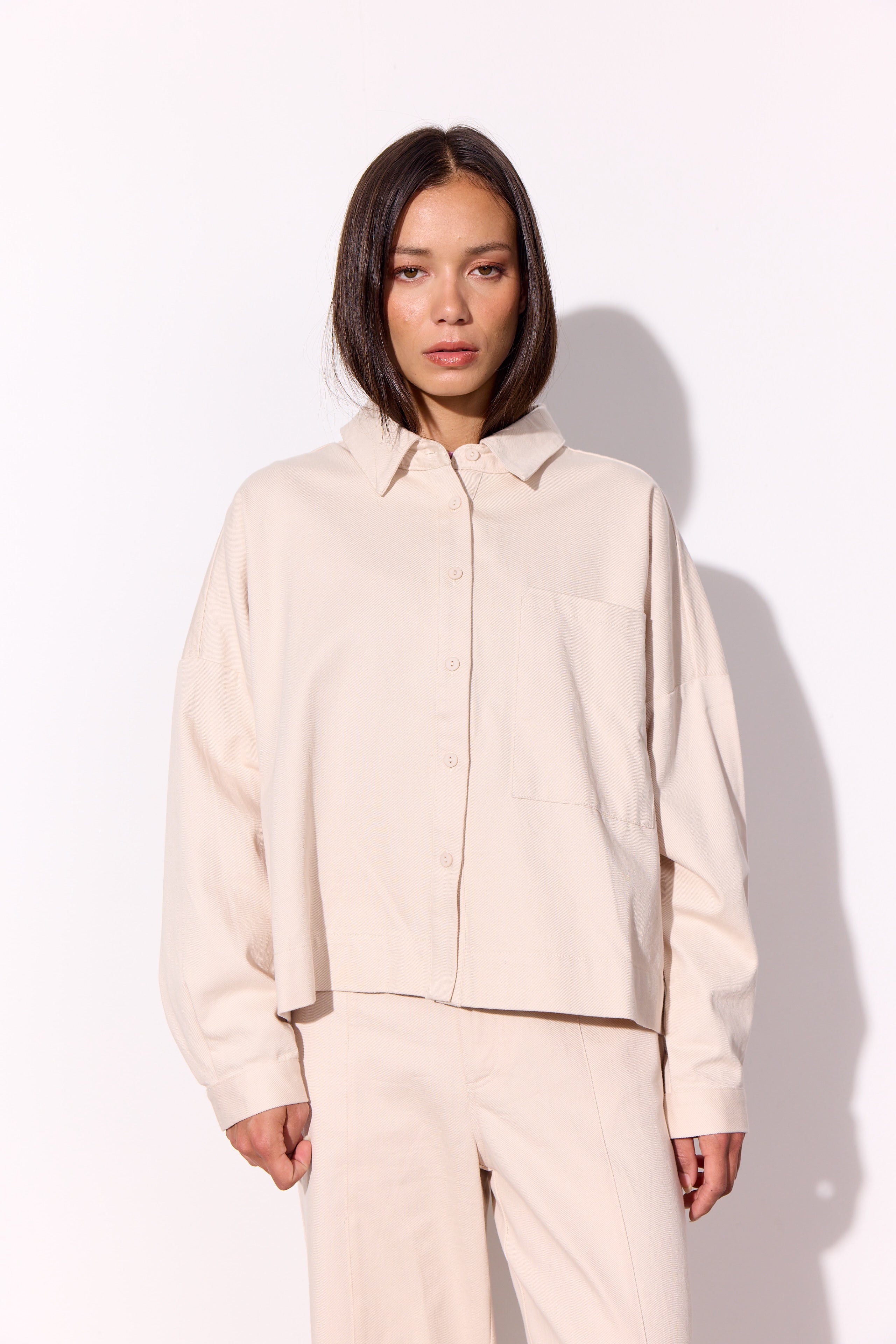 HUNKØN Camden Shirt Skjorter Cream