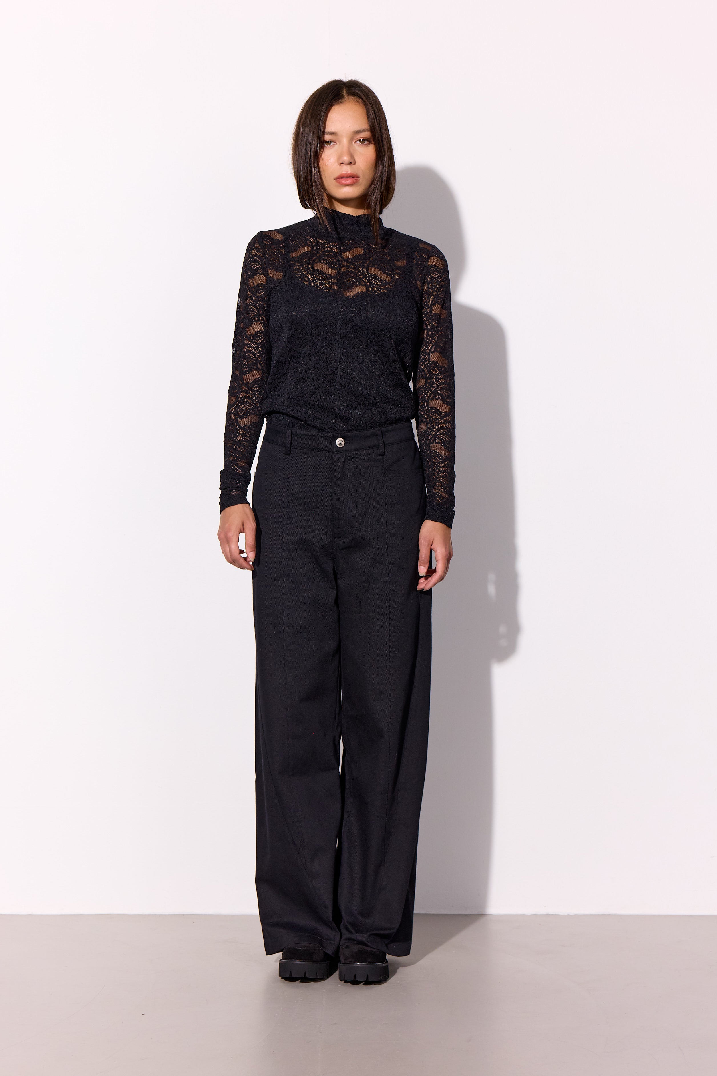 HUNKØN Camden Trousers Bukser Black