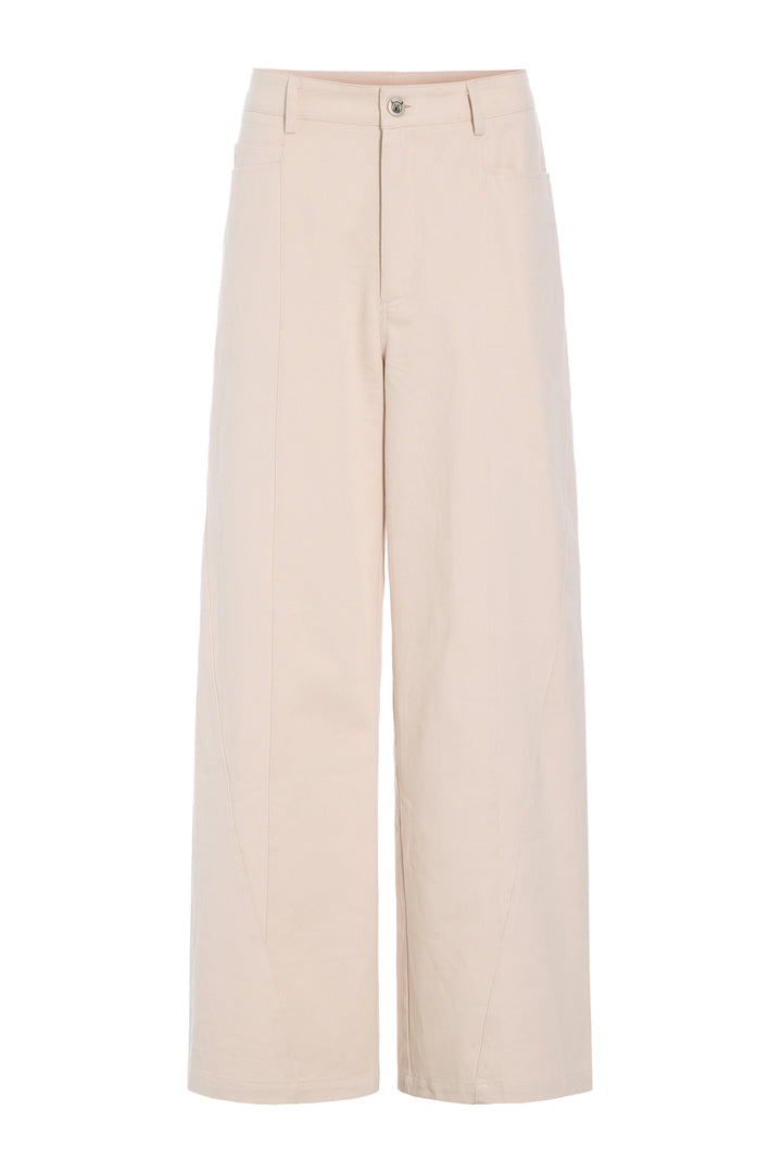 HUNKØN Camden Trousers Bukser Cream