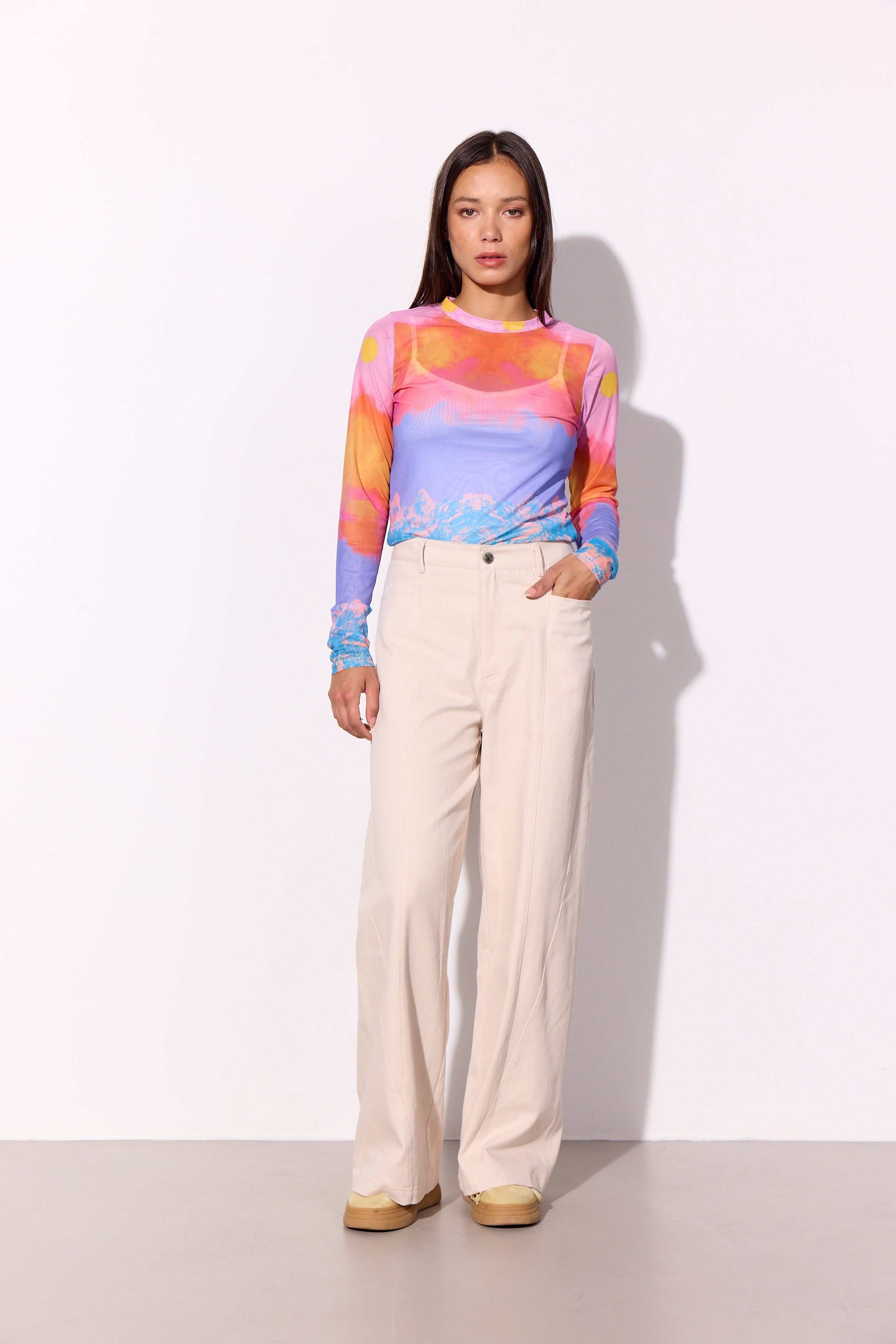 HUNKØN Camden Trousers Bukser Cream