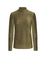 HUNKØN Cattia Blouse Bluser Gold Glitter