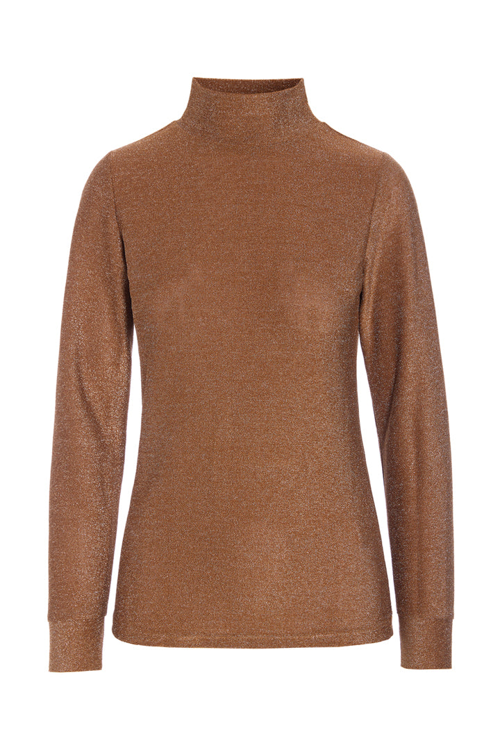 HUNKØN Cattia Blouse Bluser Brown