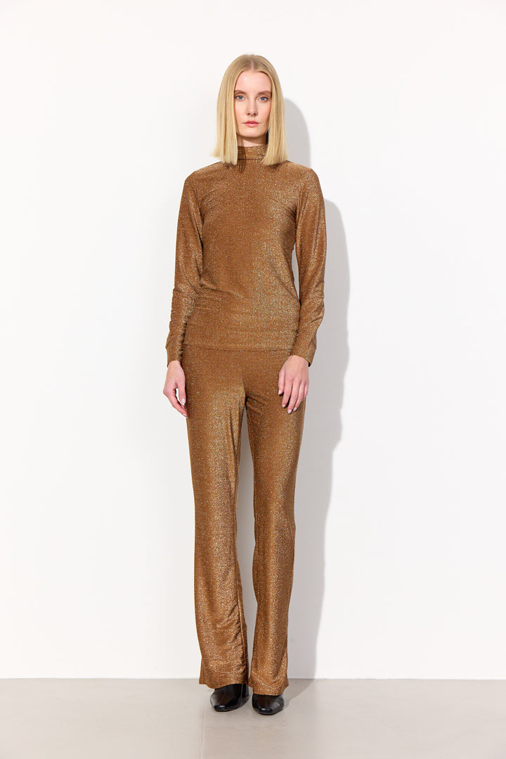 HUNKØN Cattia Blouse Bluser Brown