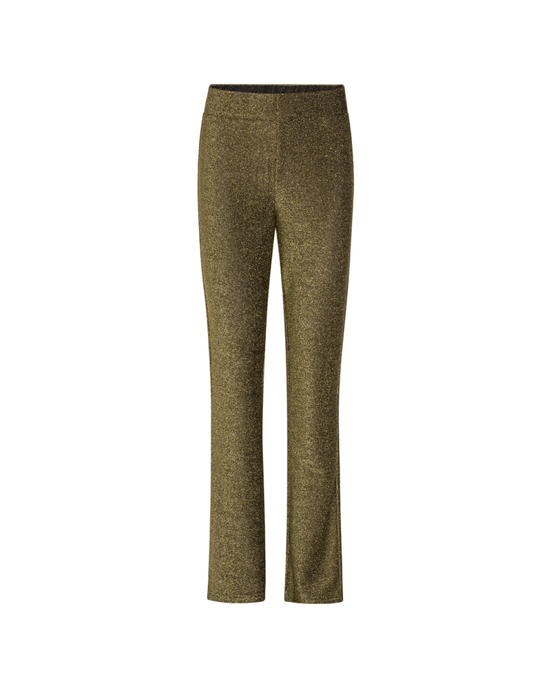 HUNKØN Cattia Trousers Bukser Gold Glitter