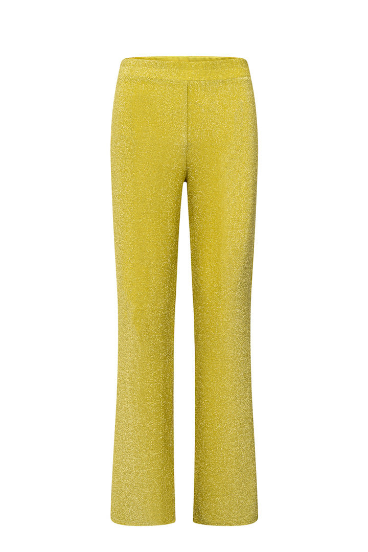 HUNKØN Cattia Trousers Bukser Golden lime