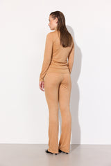 HUNKØN Cattia Trousers Bukser Burned Peach