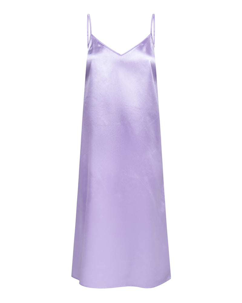 HUNKØN Chantal Slip Dress Kjoler Lavender