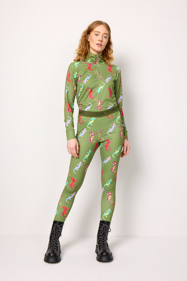 HUNKØN Charlie Leggings Leggings The Salamander Art Print