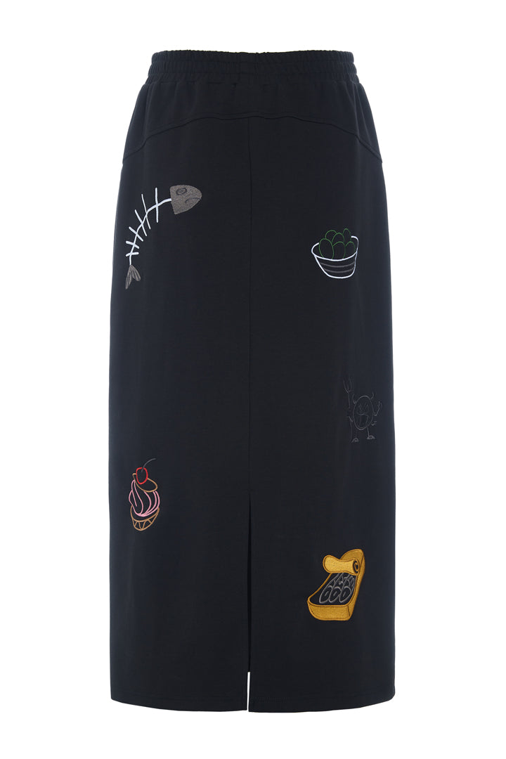 HUNKØN Chili Skirt Nederdele Black