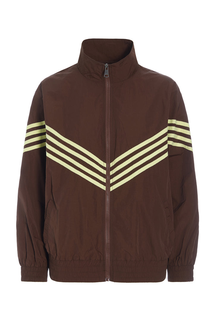 HUNKØN Cindy Track Jacket Jakker Brown