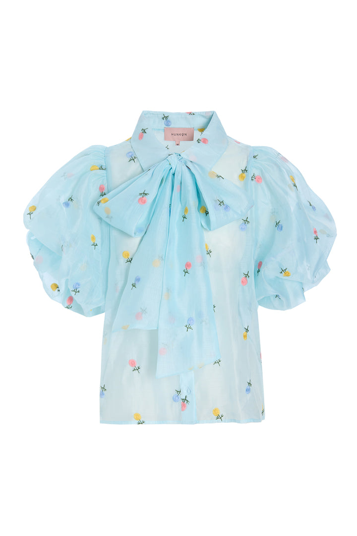 HUNKØN Conny Shirt Skjorter Blue