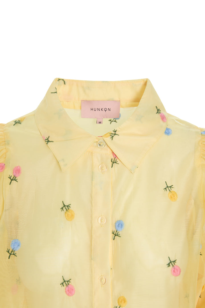 HUNKØN Conny Shirt Skjorter Yellow