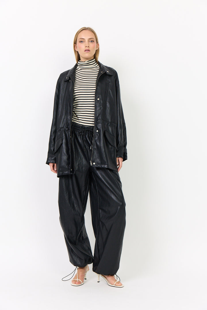 HUNKØN Daniela Trousers Bukser Black