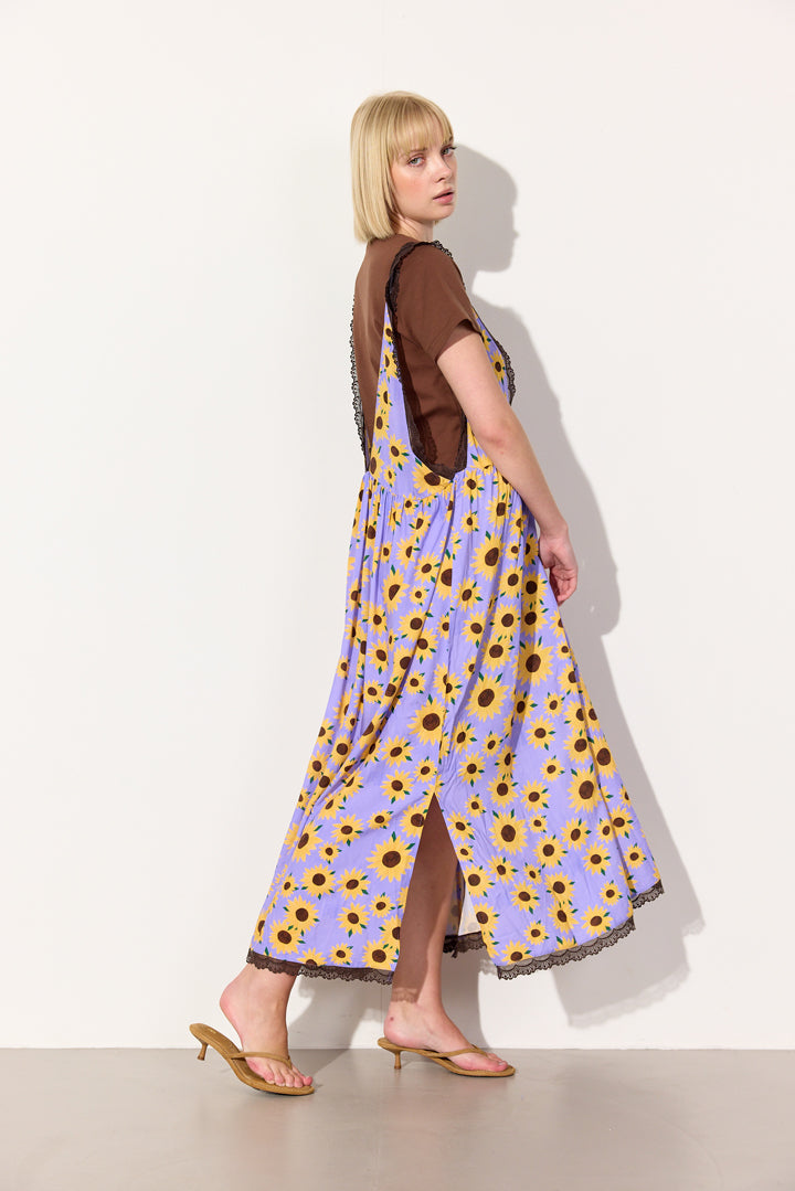 HUNKØN Darlene Dress Kjoler Lavender