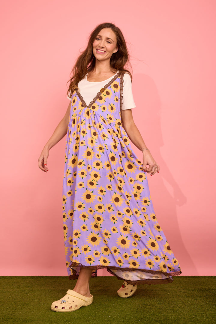 HUNKØN Darlene Dress Kjoler Lavender