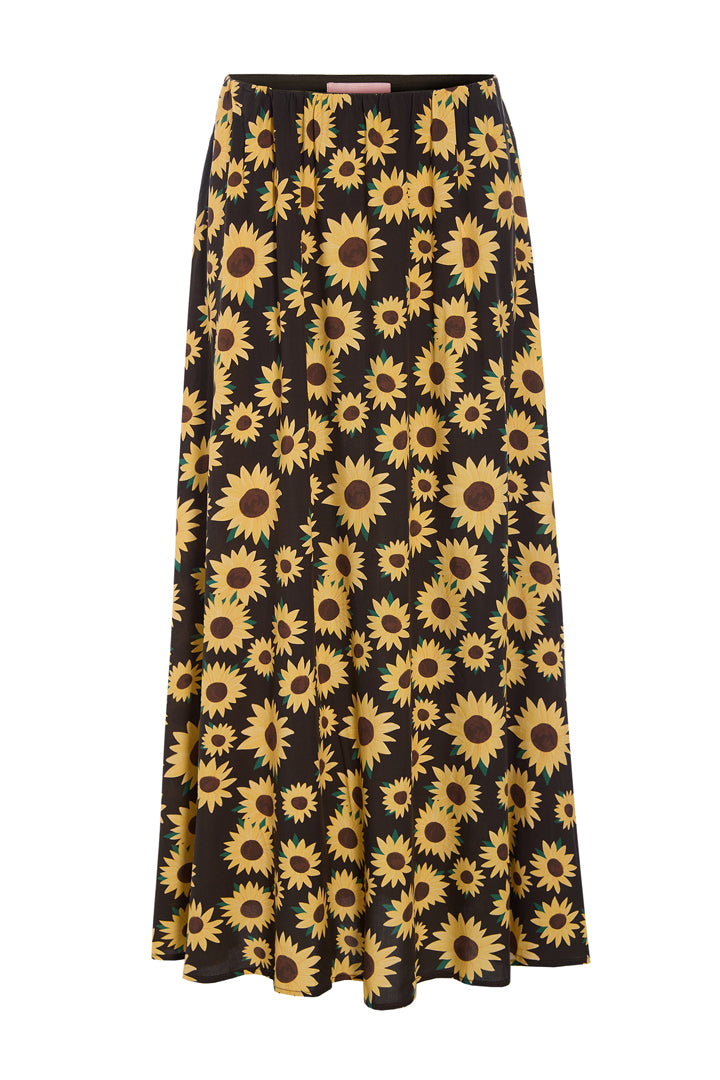 HUNKØN Darlene Skirt Nederdele Brown
