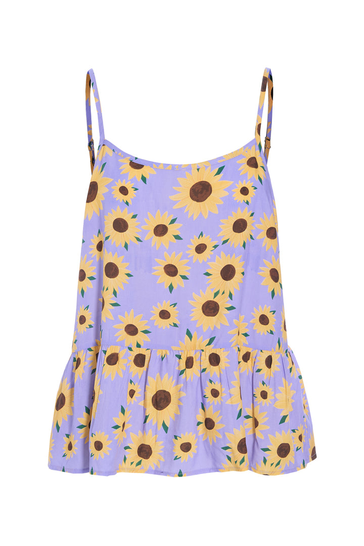 HUNKØN Darlene Top Toppe Lavender