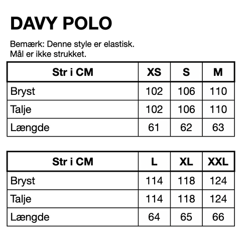 HUNKØN Davy Poloshirt Bluser Black