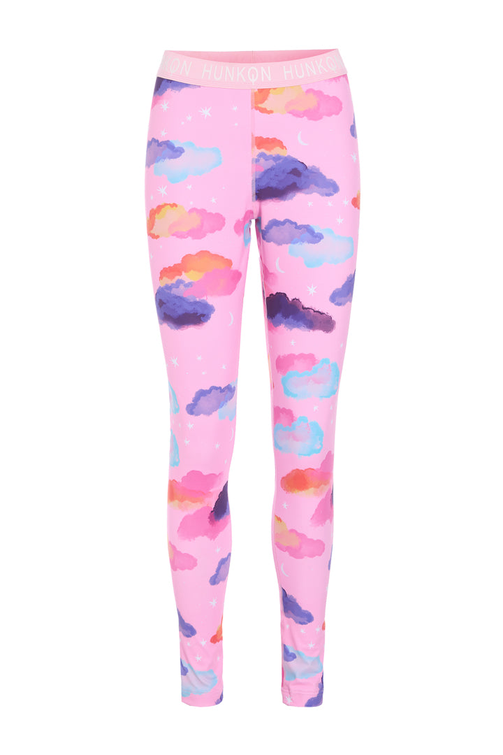 HUNKØN Diana Leggings Leggings Pink sky Art Print