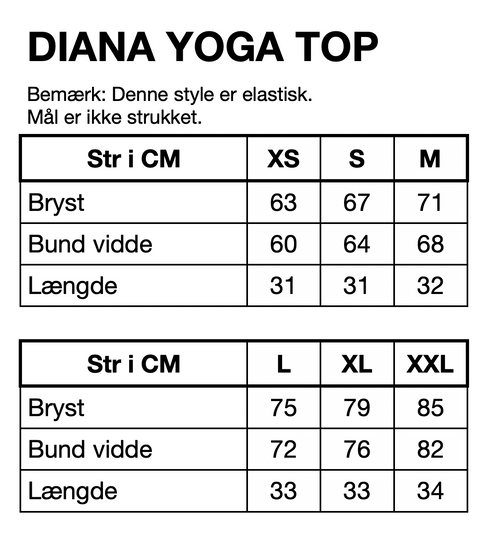 HUNKØN Diana Yoga Top Toppe Pink sky Art Print