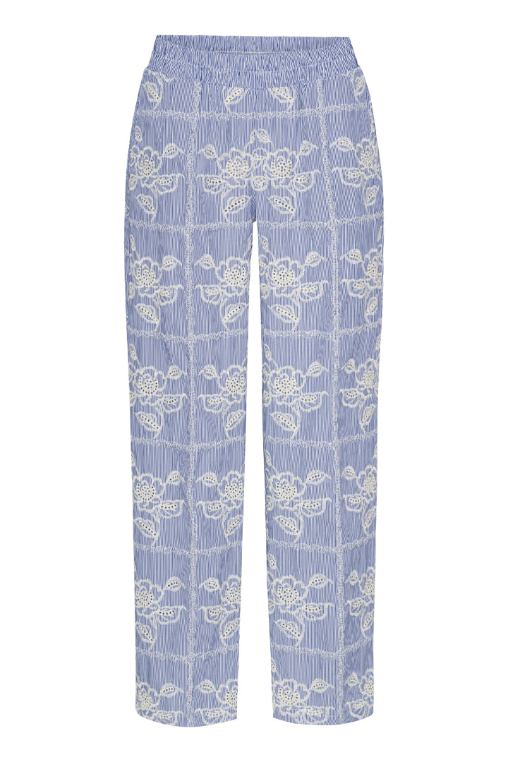 HUNKØN Ditte Trousers Bukser Blue