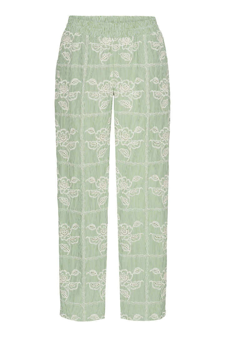 HUNKØN Ditte Trousers Bukser Green