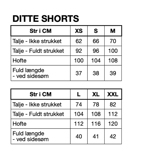 HUNKØN Ditte shorts Shorts Blue