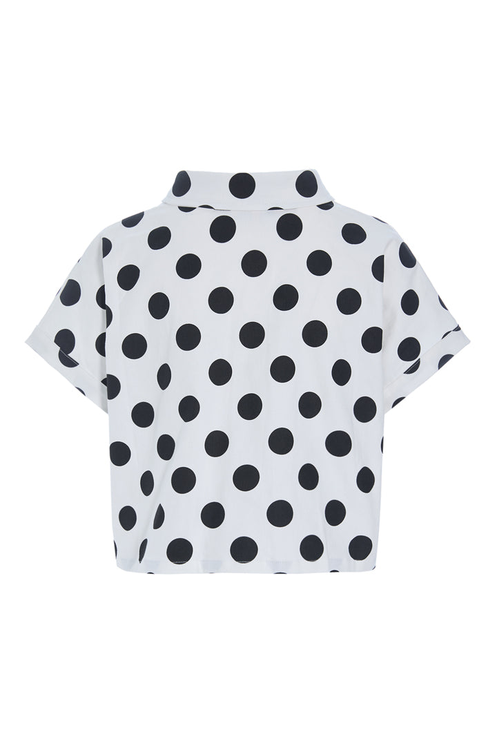 HUNKØN Divina Shirt Skjorter White w/ dots
