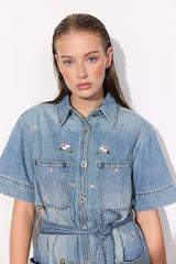 HUNKØN Dolly Denim Jumpsuit Flyverdragter Light Denim