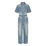 HUNKØN Dolly Denim Jumpsuit Flyverdragter Light Denim