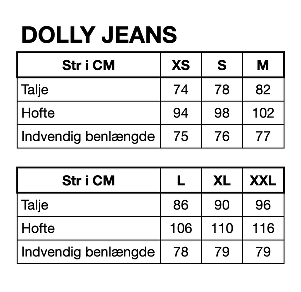 HUNKØN Dolly Denim Trousers Bukser Light Denim