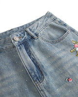 HUNKØN Dolly Denim Trousers Bukser Light Denim