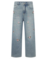 HUNKØN Dolly Denim Trousers Bukser Light Denim